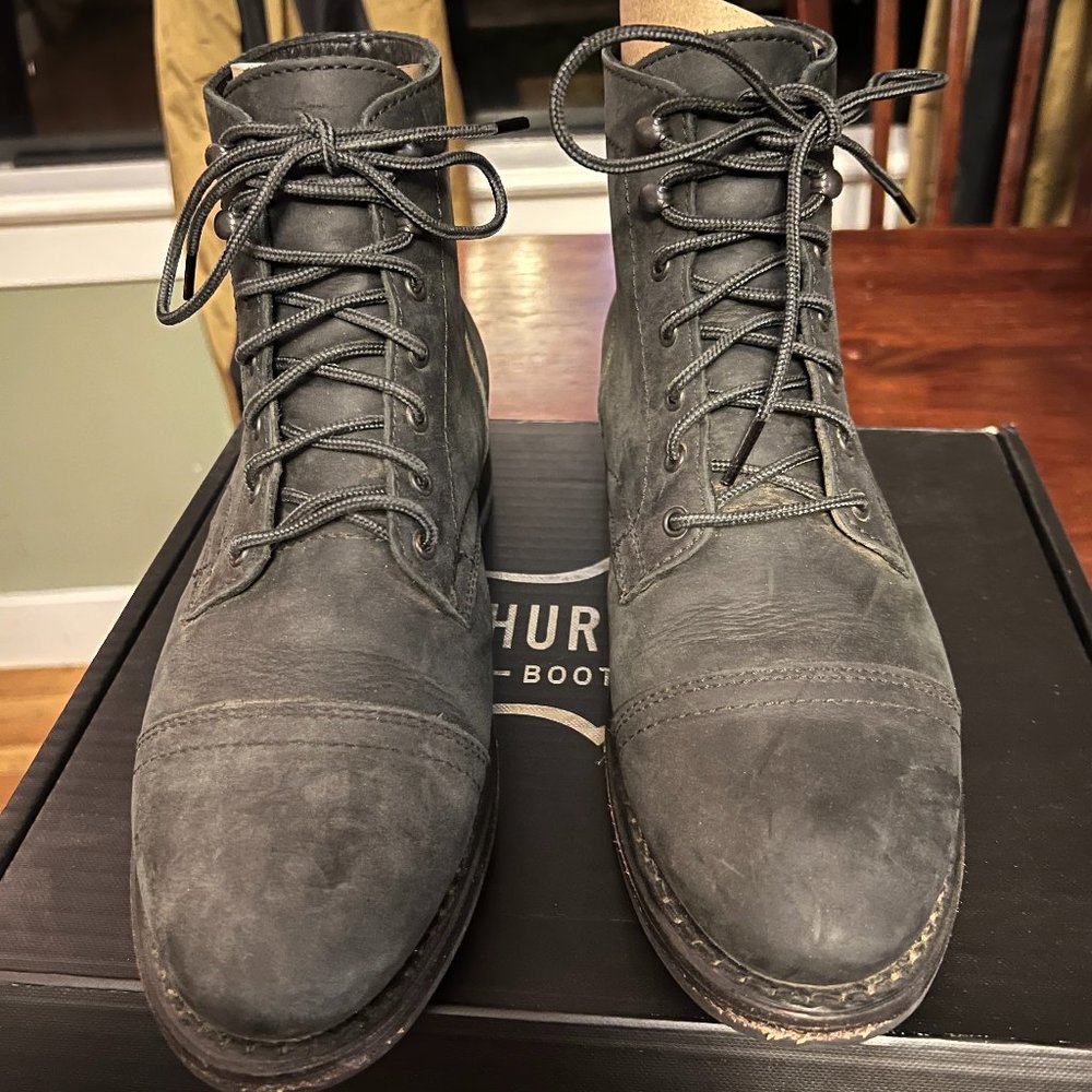 Thursday Boot Company - Size 8.5 Matte Black Captain Boots